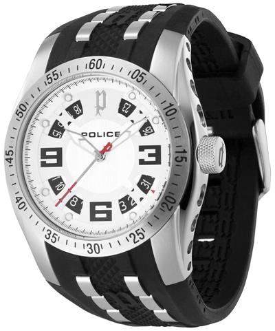 POLICE Mens PL.12892JS/04 Topgear White Dial Fashion Watch